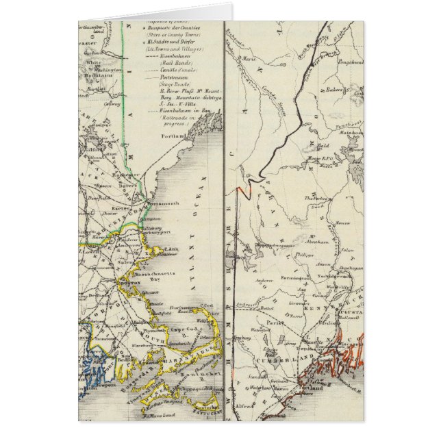 Vermont, New Hampshire, Massachusetts (Vorne)