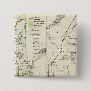 Vermont, New Hampshire, Massachusetts Button