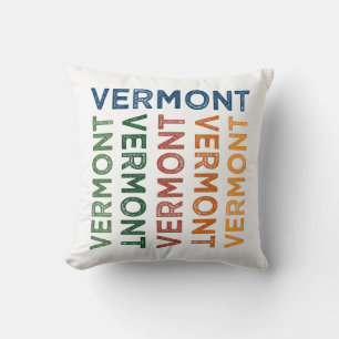 Vermont Niedlich Colorful Kissen
