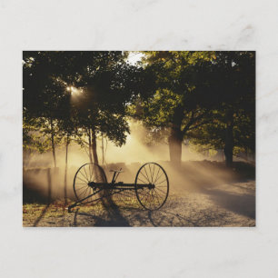 Vermont, Northeast Kingdom, Sonnenlicht fällt Postkarte