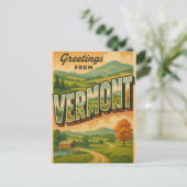 Vermont Postcard Postkarte (Stehend Vorderseite)