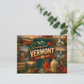 Vermont Postcard Postkarte (Stehend Vorderseite)