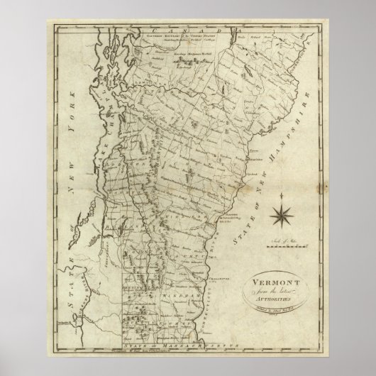 Vermont Poster (Vorne)