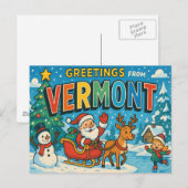 VERMONT Postkarte (Vorne/Hinten)