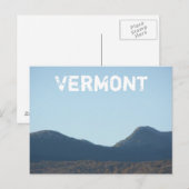 Vermont Postkarte (Vorne/Hinten)