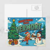 VERMONT Postkarte (Vorne/Hinten)