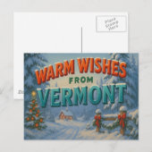 VERMONT Postkarte (Vorne/Hinten)