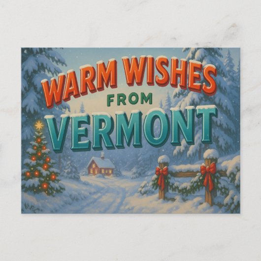 VERMONT Postkarte (Vorderseite)