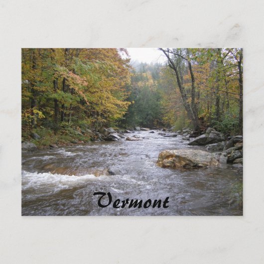 Vermont Postkarte (Vorderseite)