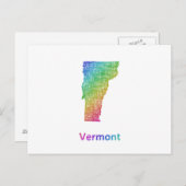 Vermont Postkarte (Vorne/Hinten)