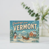 VERMONT Postkarte (Stehend Vorderseite)