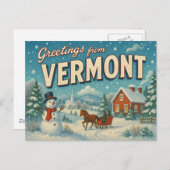 VERMONT Postkarte (Vorne/Hinten)