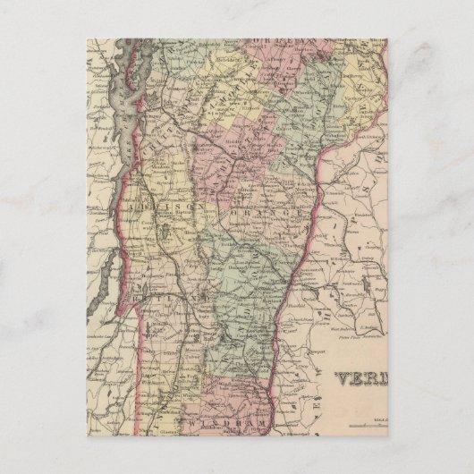 Vermont Postkarte (Vorderseite)