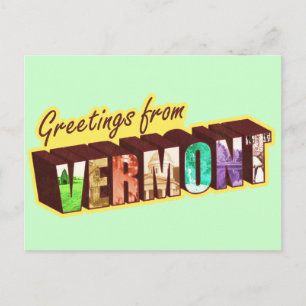 Vermont" Postkarte