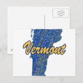 Vermont Postkarte (Vorne/Hinten)