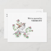 Vermont Postkarte (Vorne/Hinten)