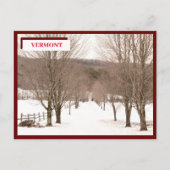 Vermont Postkarte (Vorderseite)