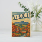 VERMONT Postkarte (Stehend Vorderseite)
