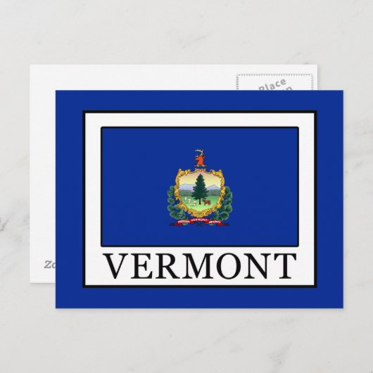 Vermont Postkarte (Vorne/Hinten)