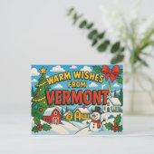 VERMONT Postkarte (Stehend Vorderseite)