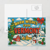 VERMONT Postkarte (Vorne/Hinten)