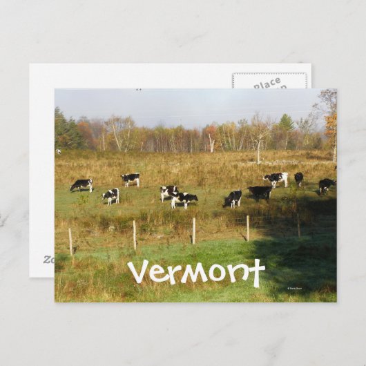 Vermont Postkarte (Vorne/Hinten)