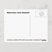 Vermont Postkarte 1 (Rückseite)