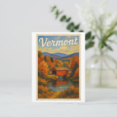 Vermont-Postkarte Postkarte (Stehend Vorderseite)
