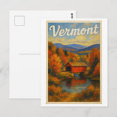 Vermont-Postkarte Postkarte (Vorne/Hinten)