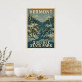 Vermont Quechee Staat Park V01 Poster (Küche)