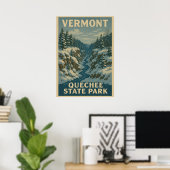 Vermont Quechee Staat Park V01 Poster (Heimbüro)