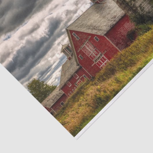Vermont Red Barns and Silos Seidenpapier (Ausschnitt)