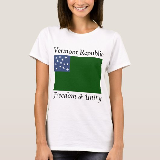 Vermont-Republik T-Shirt (Vorderseite)