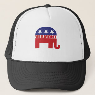 Vermont-Republikaner-Elefant Truckerkappe