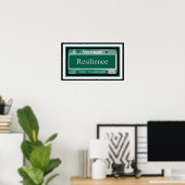 Vermont - Resilienz.2 Poster (Heimbüro)