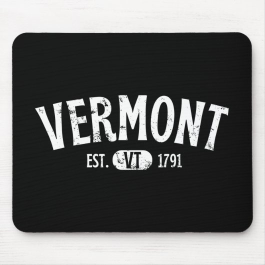 Vermont Retro Vintag VT Mousepad (Vorne)