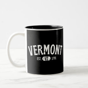 Vermont Retro Vintag VT Zweifarbige Tasse