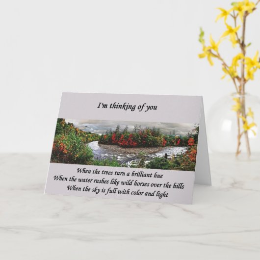 Vermont River Karte (Gelbe Blume)