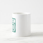 Vermont Route 100 Straßenschild Kaffeetasse (Mittel)