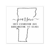 Vermont Rücksendeadresse Briefmarke Selbstfarbig Permastempel (Design)