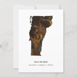 Vermont Save the Date Fotokarte