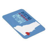Vermont Save the Date - Individuell gestaltete Sta Magnet (Rechte Seite)