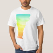 Vermont-Schauer verblassen T-Shirt (Vorderseite)