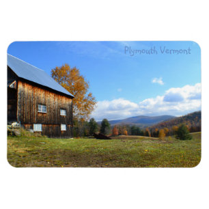 Vermont-Scheune und Ansicht-Magnet Magnet