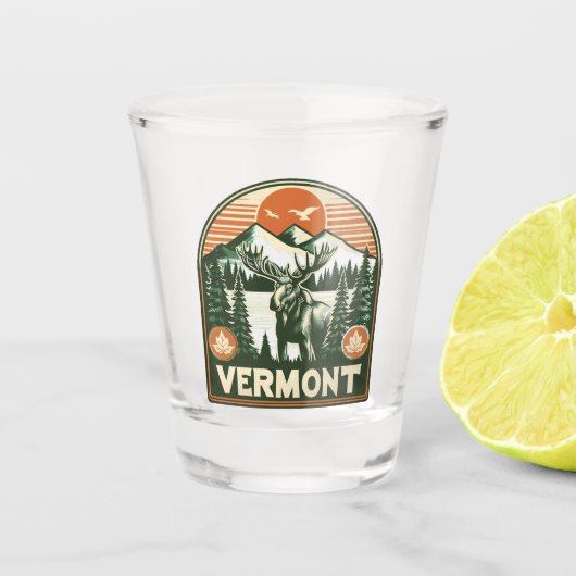 Vermont Schnapsglas (Vorderseite)