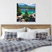 Vermont Schöne Kristallseen Berge Leinwanddruck (Insitu (Schlafzimmer))