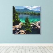 Vermont Schöne Kristallseen Berge Leinwanddruck (Insitu (Holzboden))