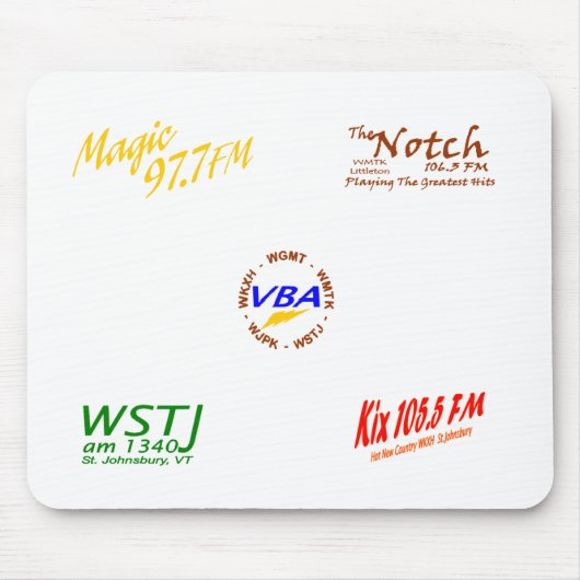 Vermont-Sendungs-Mausunterlage Mousepad (Vorne)