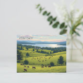 Vermont Shelburne Farms Travel Postkarte (Stehend Vorderseite)