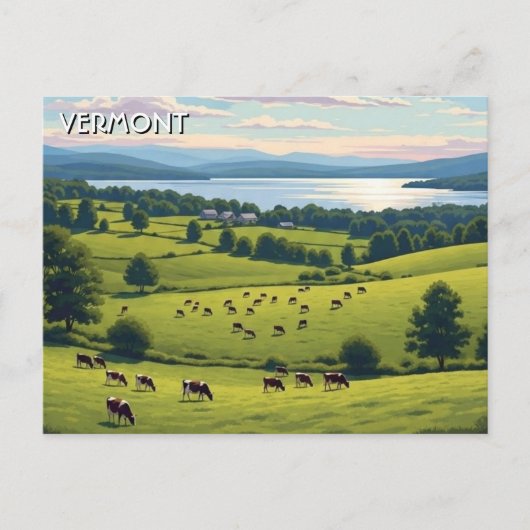 Vermont Shelburne Farms Travel Postkarte (Vorderseite)